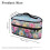 Floral Travel Steamer Storage Case Polyester 1pc 6