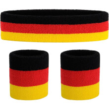 Sweatband Set Sports Headband Wristband Set Sweatbands Terry Cloth Wristband Wrist Sweatband Headbands Moisture Wicking Sweat Absorbing Head Band