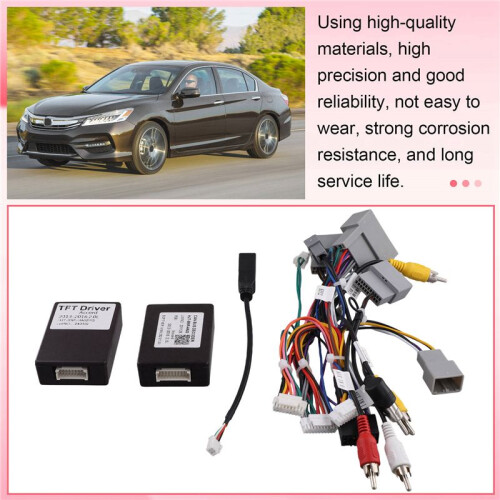 Car Radio Canbus Box for  ACCORD 9TH 2.0L 2014-2017 Auto Wiring Harness Power Cable Decoder Adapter 2