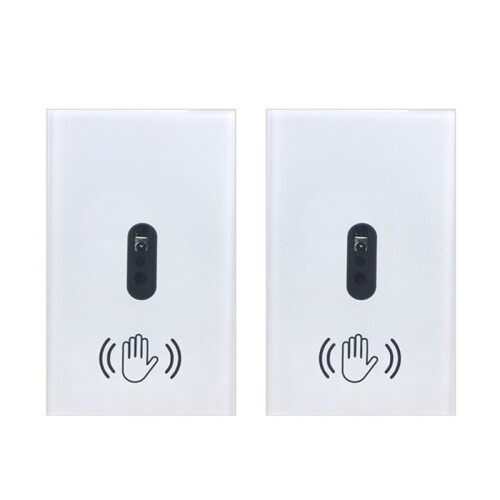 2X  Light  Wall Light  Wave Infrared Sensor No Need Touch Electrical Power  Off US Plug