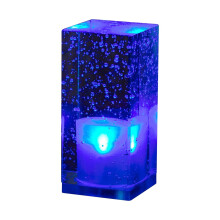 LED Rechargeable Crystal Bar Desk Lamp, Wireless & Portable, Multi-Color, Adjustable Brightness, Dreamy Light Refraction – Compatible with