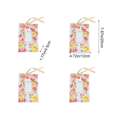 Aromatherapy Sachets Rose Scented 4-Pack 2