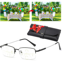 Solymall-Solymall Intellireaders,2025 Third Generation Titanium Progressive Far and near Dual-Use Reading Glasses
