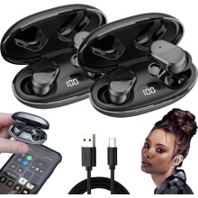 Echolabs Earbuds Wireless Bluetooth Noise Cancelling LED