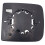 Towing Mirror Glass Upper Passenger Side for Dodge Ram 2