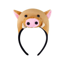 Piggy Ears Hairband Furry Plush for Halloween Cosplay