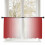 Sheer Curtains Red White Gradient Light Filtering Voile 1