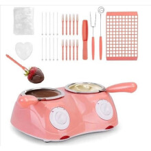 Chocolate Melting Pot Double Pot Fondue Warmer Candy Maker