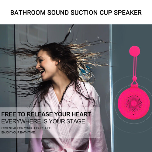 Waterproof Portable Bluetooth Speaker with Stereo Sound and 1