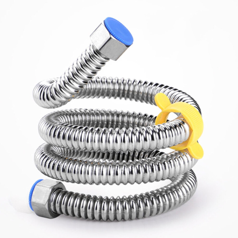 Flexible Corrugated Hose For Water Heater 1/2 Inch 2 Pcs 962125705843