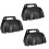 Wall Mounted Garden Irrigation Hose Hanger Plastic Rack black 1