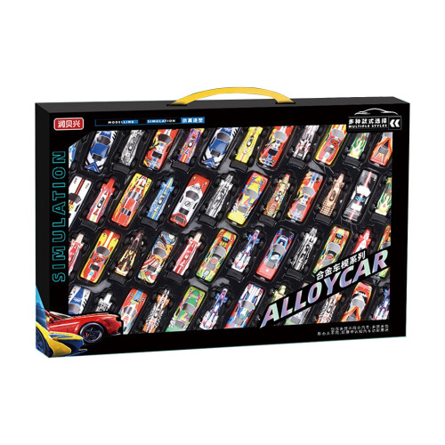 Pull Back Cars Toy Set Alloy Plastic 24-Pack