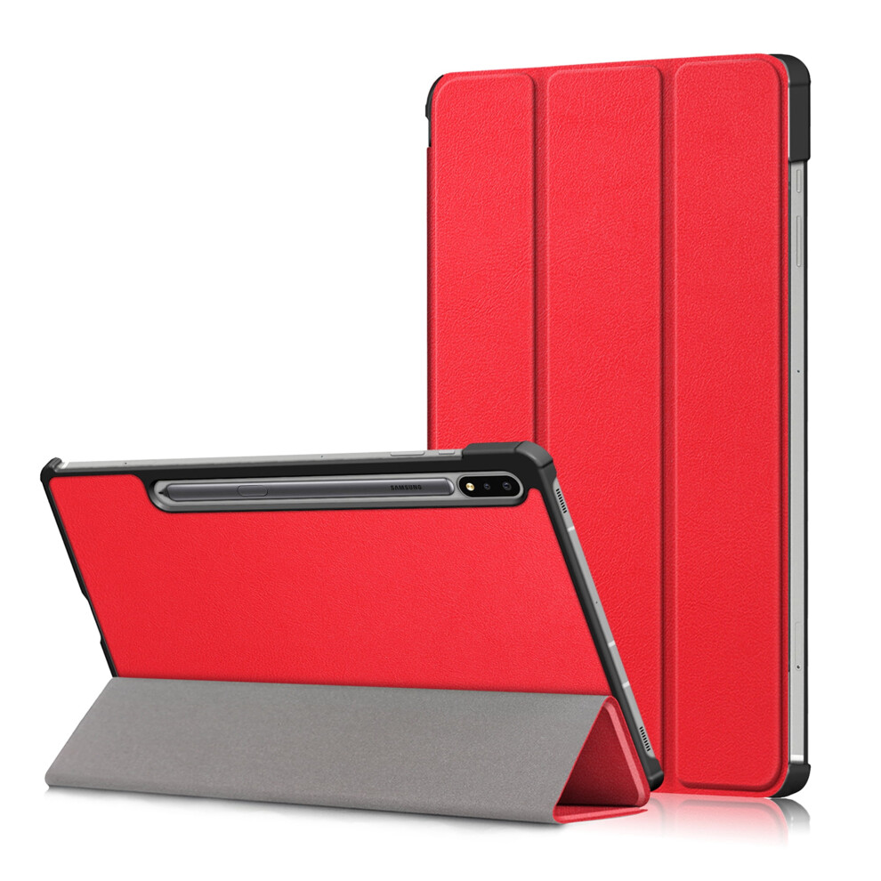 Pu Leather Trifold Stand Case For Samsung Galaxy Tab S7 Fe 962125726756