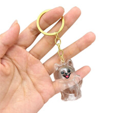 Dog Hair Memorial Keychain Acrylic 1 Piece
