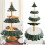 Leaveforme Cupcake Stand Acrylic 3-Tier Christmas Tree Tower 1