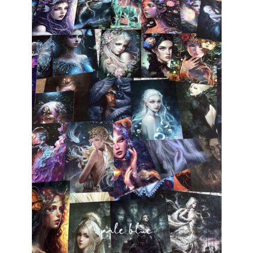 Fairy Character Scrapbook Paper 26 Sheets Bright Dark Styles
