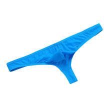 Thongs Crotchless Panties underwear Thong Raised Underwear Ice Underwear T Silk Panties Men's Shorts Underwears Men's Underwear Panties Sky Blue L