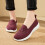 Willtoo Women's Orthopedic Sneakers Wine 6.5W 4
