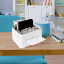 Up to 40% off! Desktop Tissue Box Holders with Compartments, Paper Drawer & Organizer for Home, Office, Bedroom – Home Decor