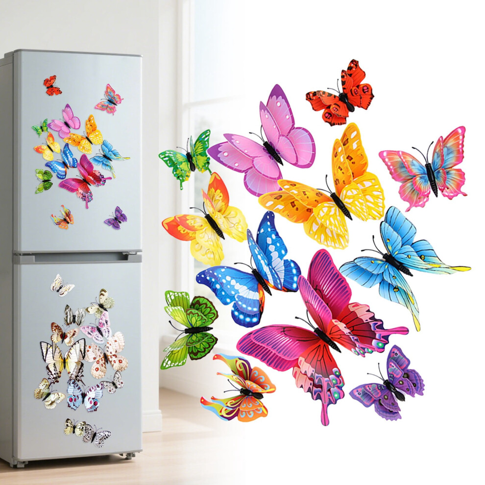 Butterfly Wall Decor 3D Butterflies Stickers For Party Decorations With Magnets 9485826692058