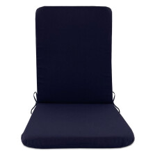 Weather Resistant Rocker Cushion - High Back Seat Pad with Foam Fill, 5 Solid Colors for Indoor Outdoor Use, 17.72''x17.72''x24.8'' D