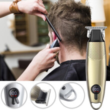 Wireless Hair Clipper, 0mm Precision Trimmer, Cordless Men's Grooming Kit, Rechargeable Beard Shaver, Salon-Grade Performance, Home Barber Tool