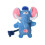 Plush Elephant Dog Toy with Rope Tail Squeaky Durable for 1