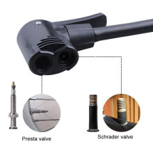 Plastic Dual Valve Bike Pump Adapter for Presta Schrader