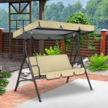 Waterproof, Windproof, UV-Resistant Heavy-Duty Replacement Canopy for Outdoor Swing – Compatible with XXX