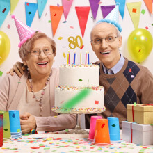 FRCOLOR Glitter Cake Topper 10 pcs for 80th Birthday