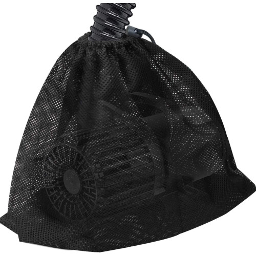 Pond Pump Filter Bag Black Nylon Mesh 17.7" x 17.7"