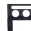 Painel de RáDio Do Painel Frontal Do Carro de 10,1 Polegadas para    2004-2008 Facia Dash Kit Instalar Adaptador Bezel Console 6