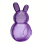 Easter Bunnys Candy Box, Bunny-Shaped Container for Easter(Purple) 1