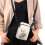Leakproof Crossbody Sling Bags Polyester, Unique Gift Women Messenger Bag, Rabbit Easter Egg Pattern 4