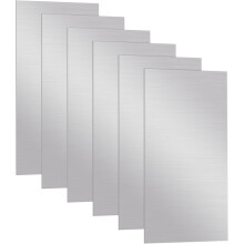 Aluminium Metal Sheet Rectangle 6x12 inch 6 pcs