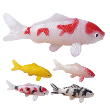 5 Pcs Artificial Fish Fish Tank Fake Fish for Pond Mini Fish Realistic Fish Fake Goldfish Miniature Aquarium Decor