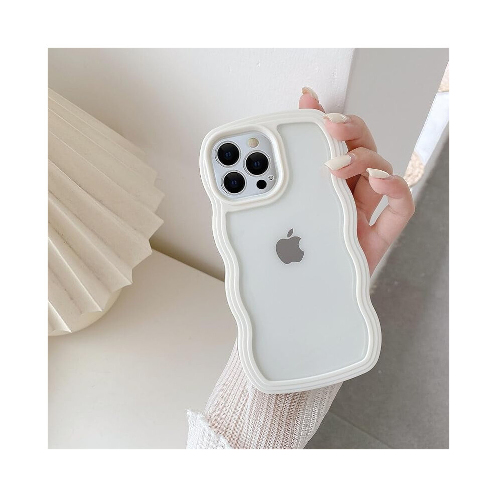 Qltypri Iphone 13/14 6.1 Inch Clear Curly Wave Tpu Case 919886128060