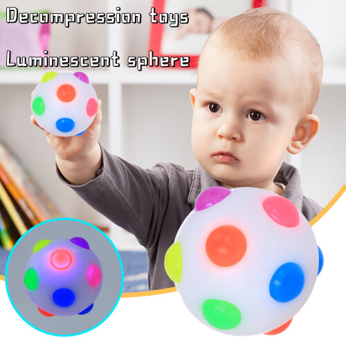 Sensory Toy with Bouncing Light and Vibration