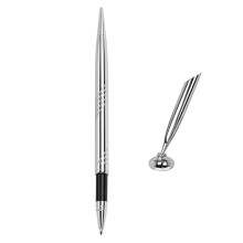 Durable Metal Desk Pen with Ergonomic Grip, Sleek Design – Compatible with Bank, Hotel & Office Use
