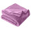 Microfiber Flannel Blanket Light Purple 59.06x78.74 Inches 1