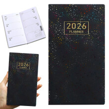 Pocket Planner Notebook (4"x7") – Daily/Weekly/Monthly Planner for Professionals & Travelers – Compact Travel Diary