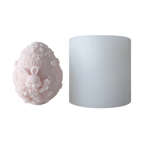Easter Egg Rabbit Silicone Candle Mold 1PC