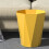 Polygon small wastebasket durable bathroom kitchen 8