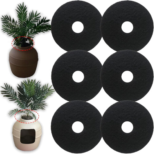 Carbon Charcoal Filters for Hidden Cat Litter Box 6PCS