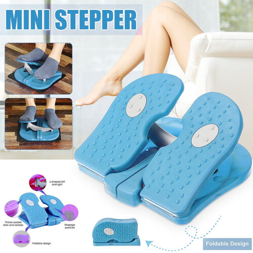 Mini folding under desk treadmill portable pedal exerciser