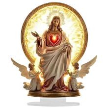 Cielo Meraviglioso Guardian Angel Acrylic Ornament – Garden, Yard, Patio, Grave, Cemetery Decor & Sympathy Memorial Gift