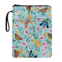 1pc Book Cover with Handle, Polyester Book Case for Readers, Journals & Planners – 11.42 x 8.66 in, Compatible with Standard Paperbacks