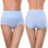 Women's Seamless High-Waisted Briefs Stretch Breathable 1
