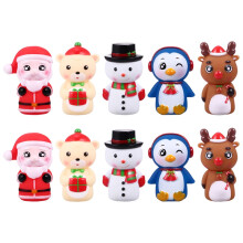 FRCOLOR Weihnachtsfingerpuppen aus PVC, 10 Stück