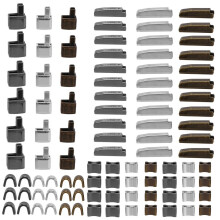Metal Zipper Head Slider Kit 120 Pieces
